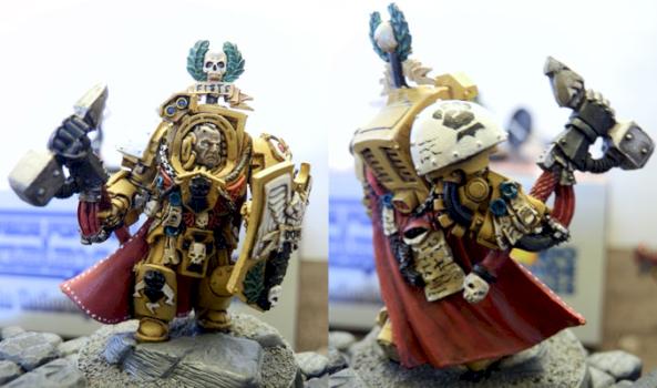 Imperial Fists Captain Lysander by Greg Pineau