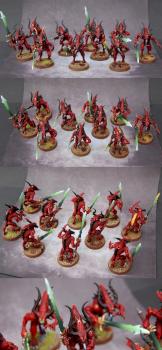 10 Bloodletters of Khorne by mf_Greg