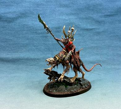 Skaven Clawlord on Gnaw-beast by wargame