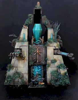 Necron monolith by teudge