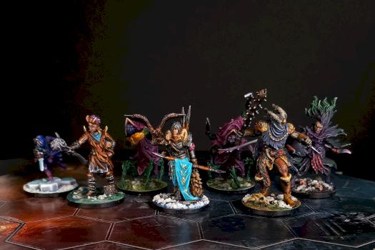 Frosthaven Starting Classes Characters by Mortighaar Minis