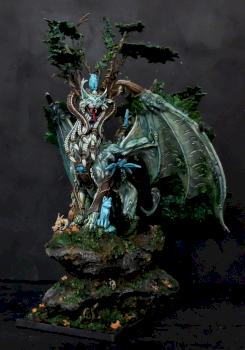 Wood elves dragon by teudge