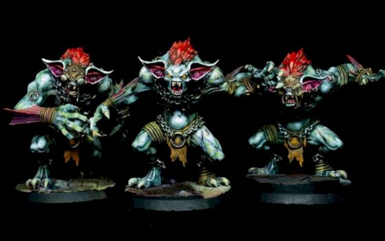 Some vampires from OPR painted with oils by droghtak