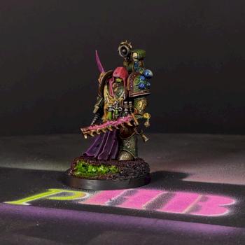 WH40K Nauseus Rotbone Plague Sorcerer by pHBalanced