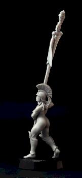 Female Hoplite Standard Bearer by Brother Vinni