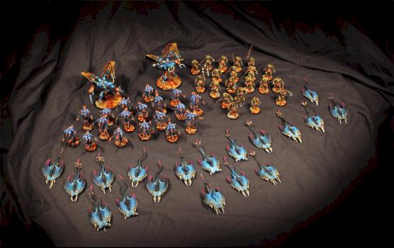 Chaos Demons Army by Gruumsh