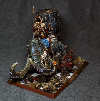 Chaos Mammoth Bomb Thrower (new base) by 4K_
