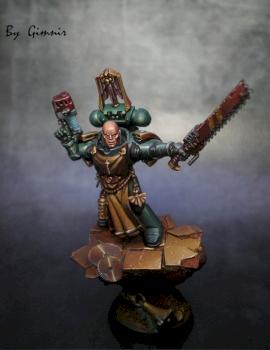Veteran Sergeant Raphael dark angels by seyerlerver