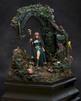 Evil Female Mage / Sorceress by Nathelis
