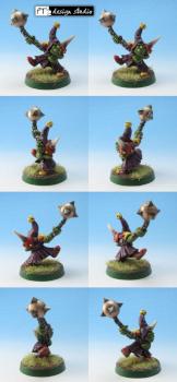 Fungus the Loon - Bloodbowl goblin starplayer by ptdesignstudio