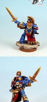 Warhammer 40K Ultramarines Lord by rene