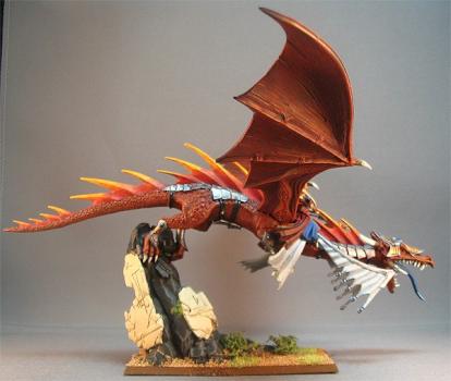 High Elf Dragon Mage 2 by Miniature Art Studio
