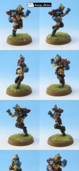 Zara the Slayer - Bloodbowl starplayer by ptdesignstudio