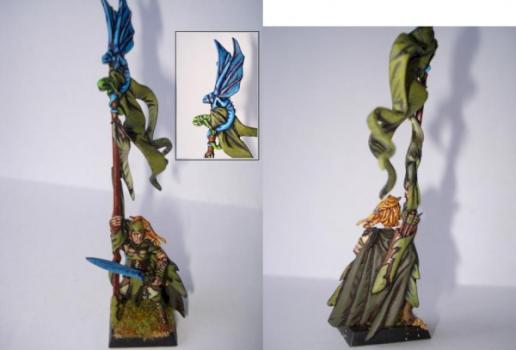 elfo silvano portaestandarte by Jandro