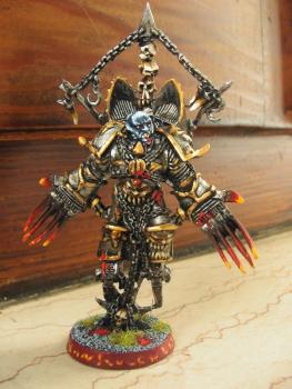 Warhammer Well Painted Chaos Lord with Jump Pack by AM Studio