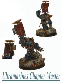 Ultramarines chapter master by miniatureheaven