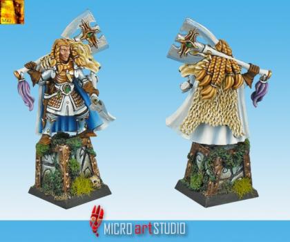 High Elf Korhil - White Lions Captain by MiG