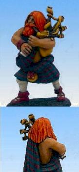 Bard with a bagpipe by bargle