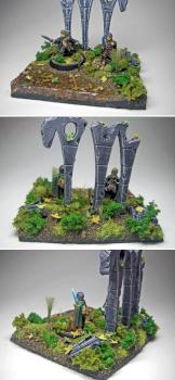 frodo and sam display base lord of the rings by Wootton