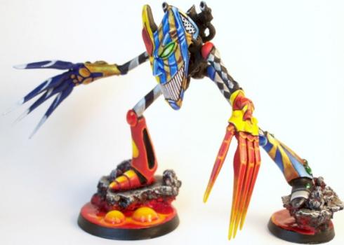 Harlequin Wraithlord  - close assault by pariah72