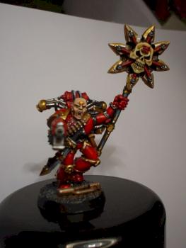 Chaos space Marine Icon bearer( Khorne,World Eater) Porte-Icône by elfgidrungal