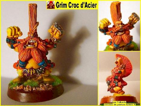 Grom croc d'acier (Blood Bowl) by Talkarde