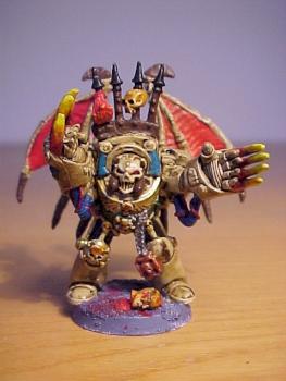 A Space wolf converted to Chaos by kabuki