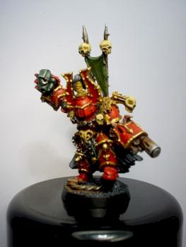 Chaos Space Marine Lord of World Eater (Khorne) seigneur du Chaos by elfgidrungal