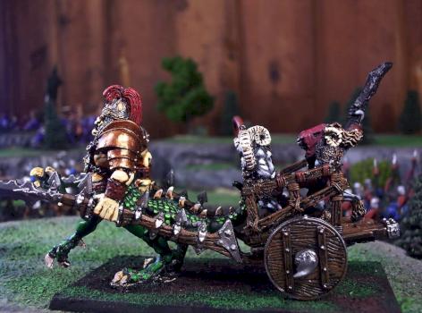 Beastman Chariot by DrachenX