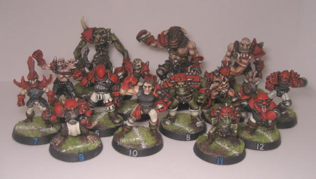Blood Bowl Chaos Pact Team by ringo