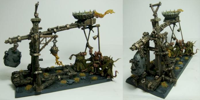 Skaven Clans Pestilens PlagueClaw Catapult by Darkmaw