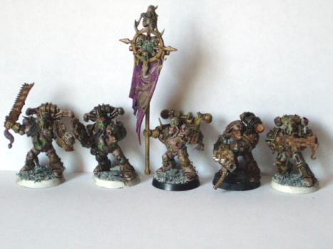 Death Guard Army Squad #03 /w Icon bearer by BigWill