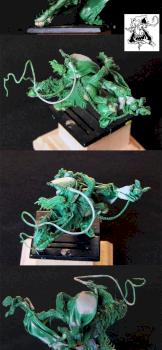 Slaanesh Lord on Demon Steed by Gregorczuk