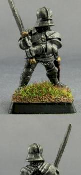 Mega Mini or Grenadier Armored Warrior / Knight with Sword by Iraeyna