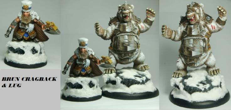 Hordes Brun Cragback and Lug by Darkmaw