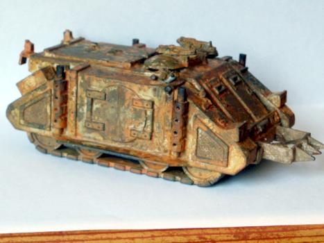 Death Guard Army Mk1 rhino by BigWill