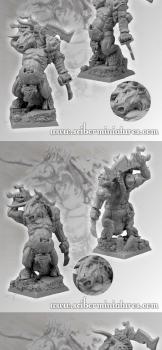 Minotaur Warrior from Scibor Monstrous Miniatures by Scibor