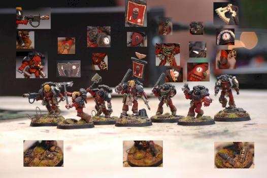 Flesh Tearers Veteran Assault Squad by HeiðarV