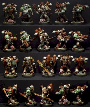 Death Guard Plague Marines Unit 4 by Xcorac