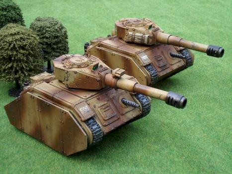 Leman Russ Battle Tanks by Syph