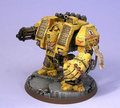 Imperial Fists Venerable Dreadnought by Jarrett