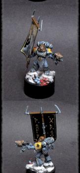 Space Wolf Standard Bearer by Smok by WhiteRavenFactory