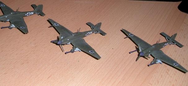 Three Stuka G for FoW by DerFeind