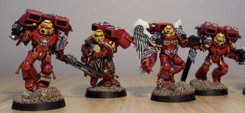 Blood Angel Assault Squad I by I am Legion