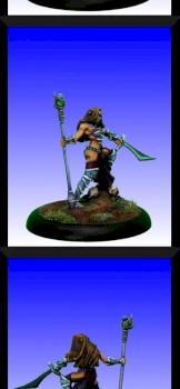 Carinth, Dark Elf Sorceress by Dark Elf Miniatures