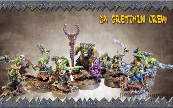 Ork Gretchin with Runtherd by WarPaintGuy