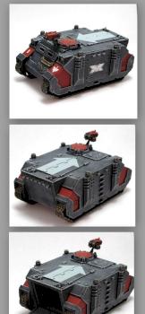 Space Marine Blood Angels Rhino by The_Iron_Painter