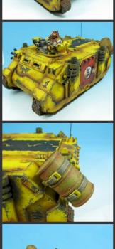 Imperial Fists Rhino - Battleworn by Larry