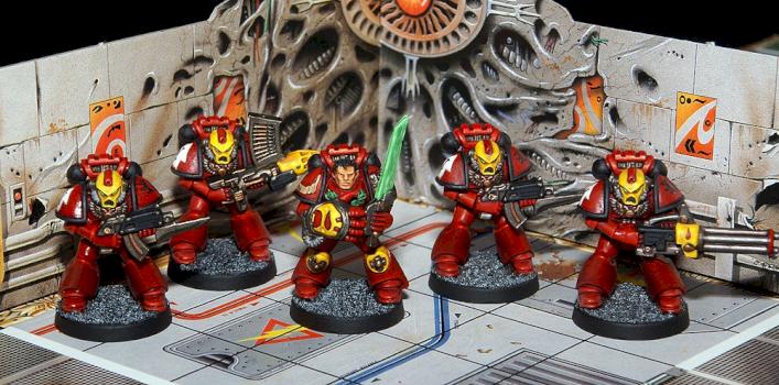 Space Crusade - Blood Angels by skullhamma