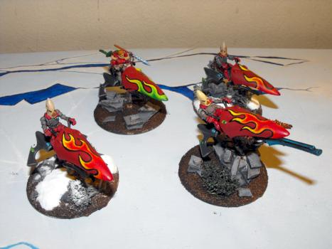 Eldar Jet Bikes by theironjef